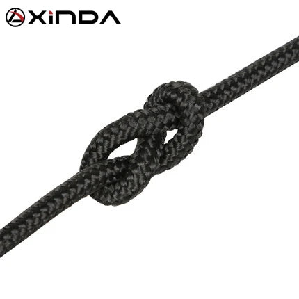 XINDA Escalada Paracord Rope &ndash; High Strength 4mm Cord Black-10m