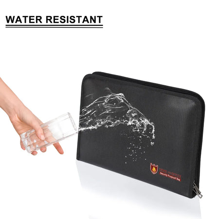 Portable Fireproof Document Bag &ndash; Water Resistant 12 Pockets