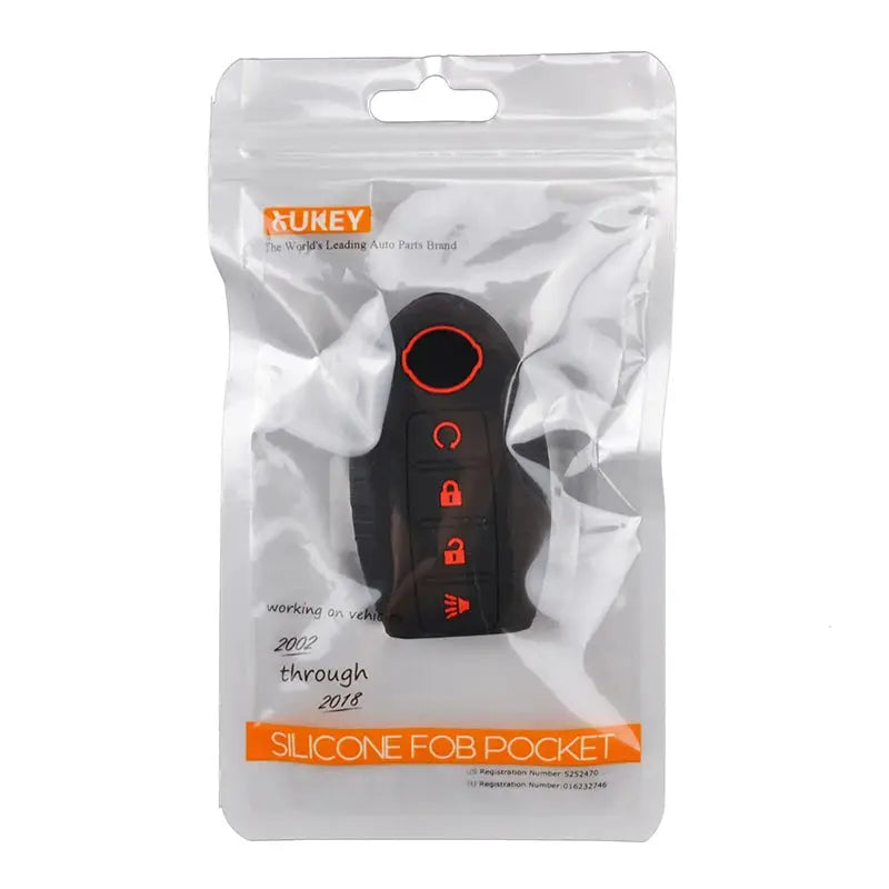 Silicone Car Key Case For Nissan Altima Maxima Murano Rogue Sentra Versa Titan Cover Keyless Remote Fob Shell 4 Button Protector by InterCyprus Trading Ltd