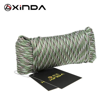 Xinda Catch Rope Mountaineering &ndash; 9 Core Life Saving Rope Camouflage-31m