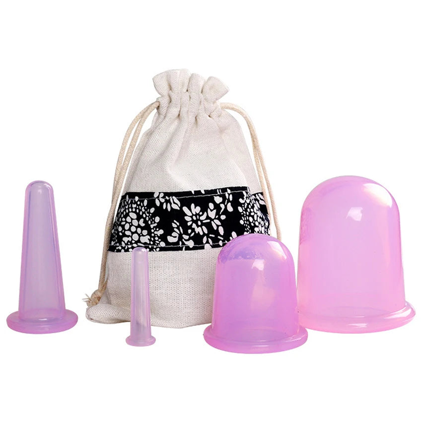 Silicone Facial Massage Cupping Set &ndash; Cellulite Therapy