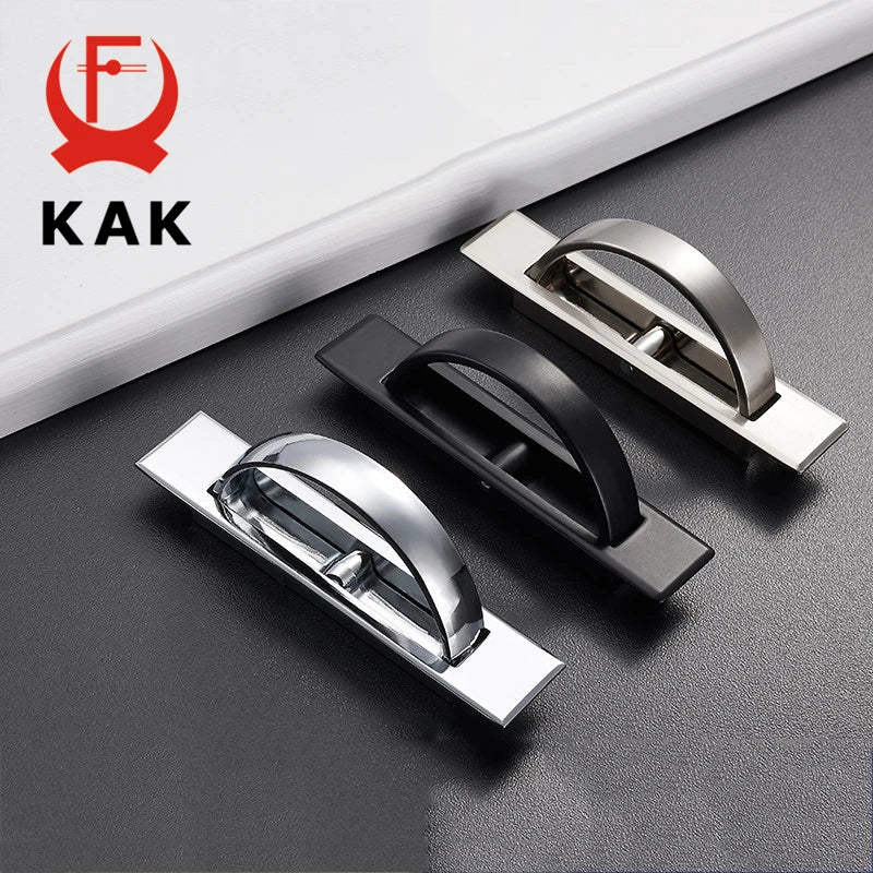 KAK Tatami Hidden Door Handle Zinc Alloy Recessed Pull