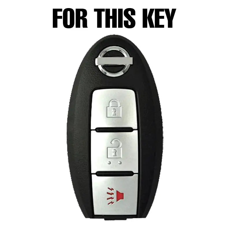 Silicone Key Case Cover For Nissan March Micra Juke Note Leaf 370Z Cube Qashqai Murano Pulsar Keyless Fob Shell Holder Protector by InterCyprus Trading Ltd