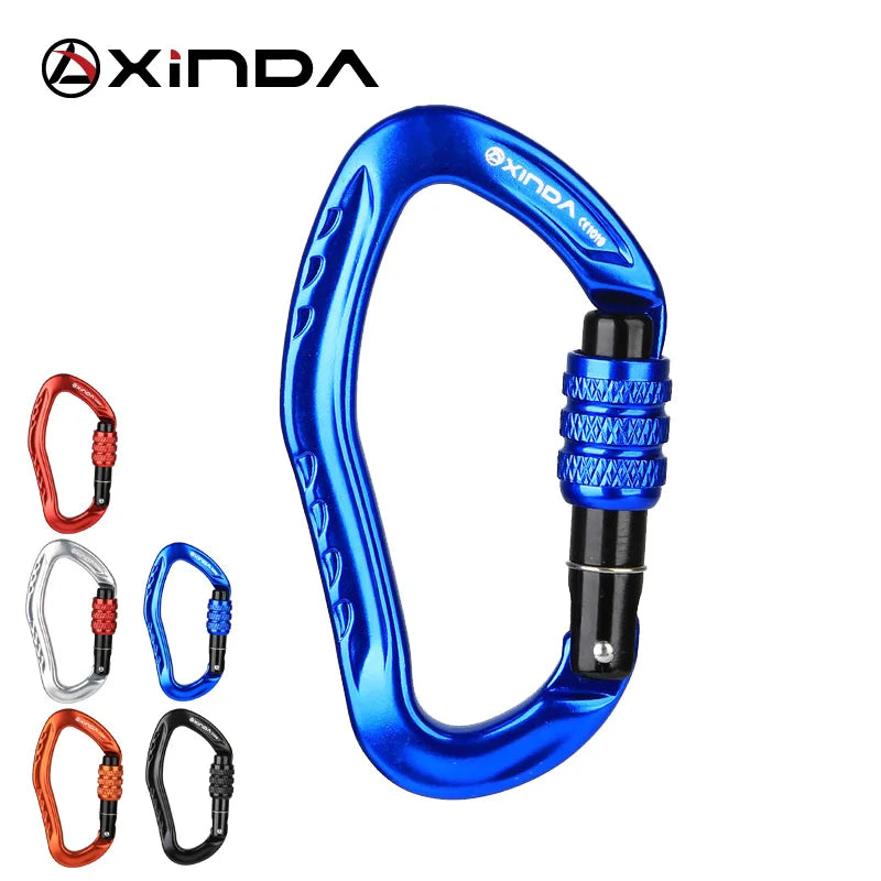 XINDA XD-8126N Ear Shaped Carabiner &ndash; 22KN Safety Lock