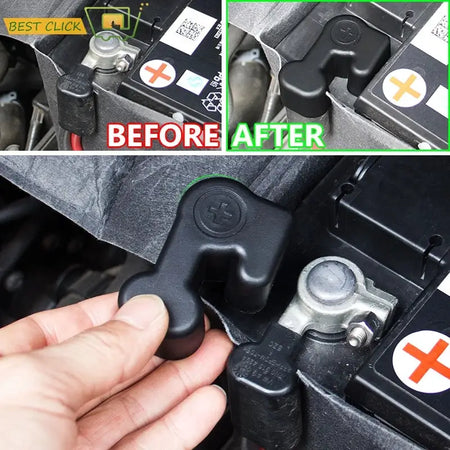 For VW Arteon Beetle A5 Scirocco Sharan Caddy 2012-2018 Car Battery Cathode Positive Electrode Pole Protector Cover Cap Tray by InterCyprus Trading Ltd