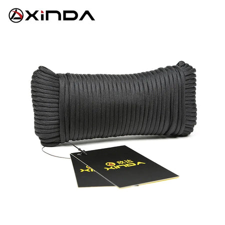 Xinda Catch Rope Mountaineering &ndash; 9 Core Life Saving Rope Black-31m