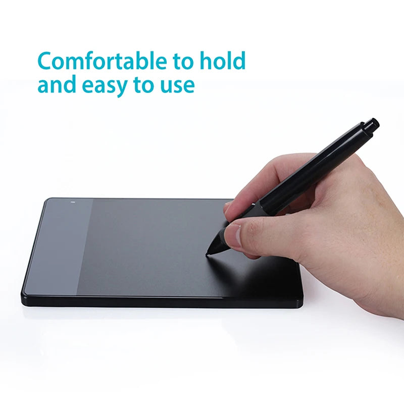 Huion P68 Pen Stylus för grafiska tabletter med 204 tryck, batterifri