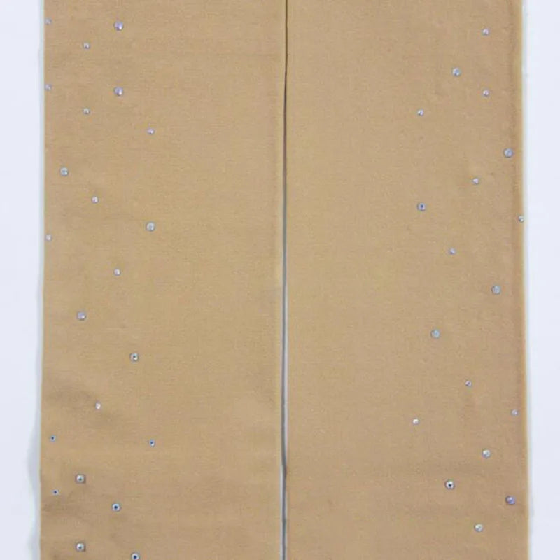 Rhinestone Figure Skating Pantyhose &ndash; Elegant Gymnastics Design