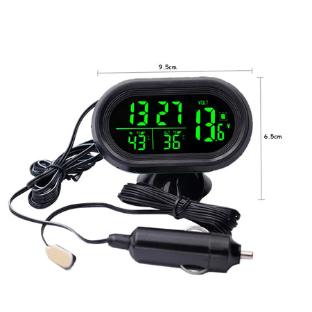 Digital Car Thermometer &ndash; Dual Display Freeze Alert