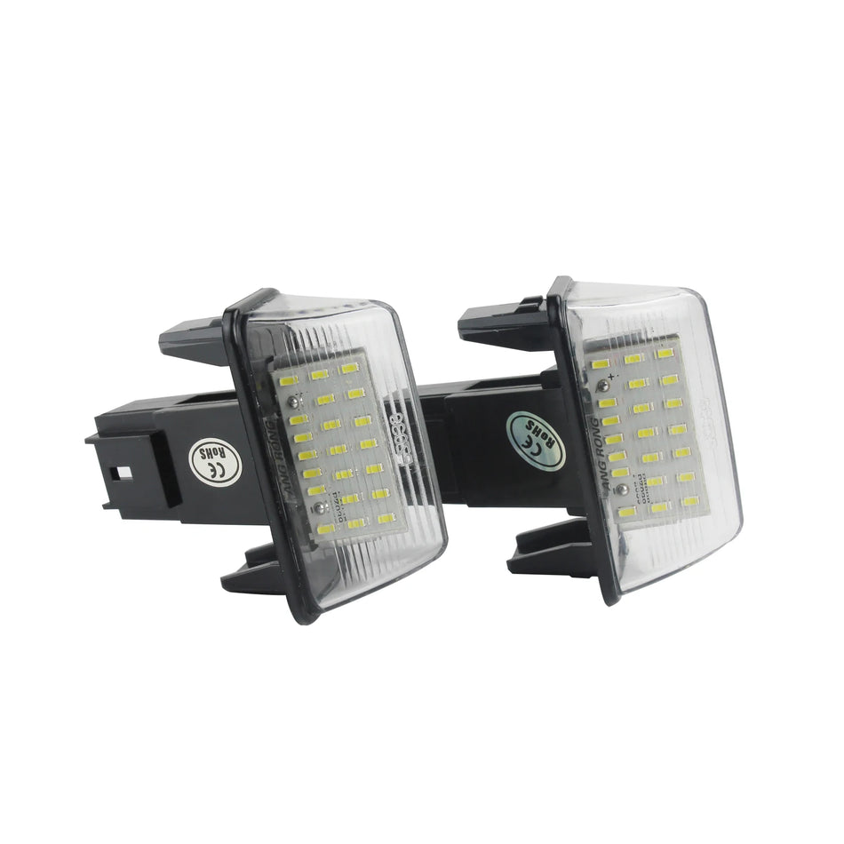 Canbus Led Plaka Işık Ampulleri Peugeot Citroen 206 307 C3 C4 için