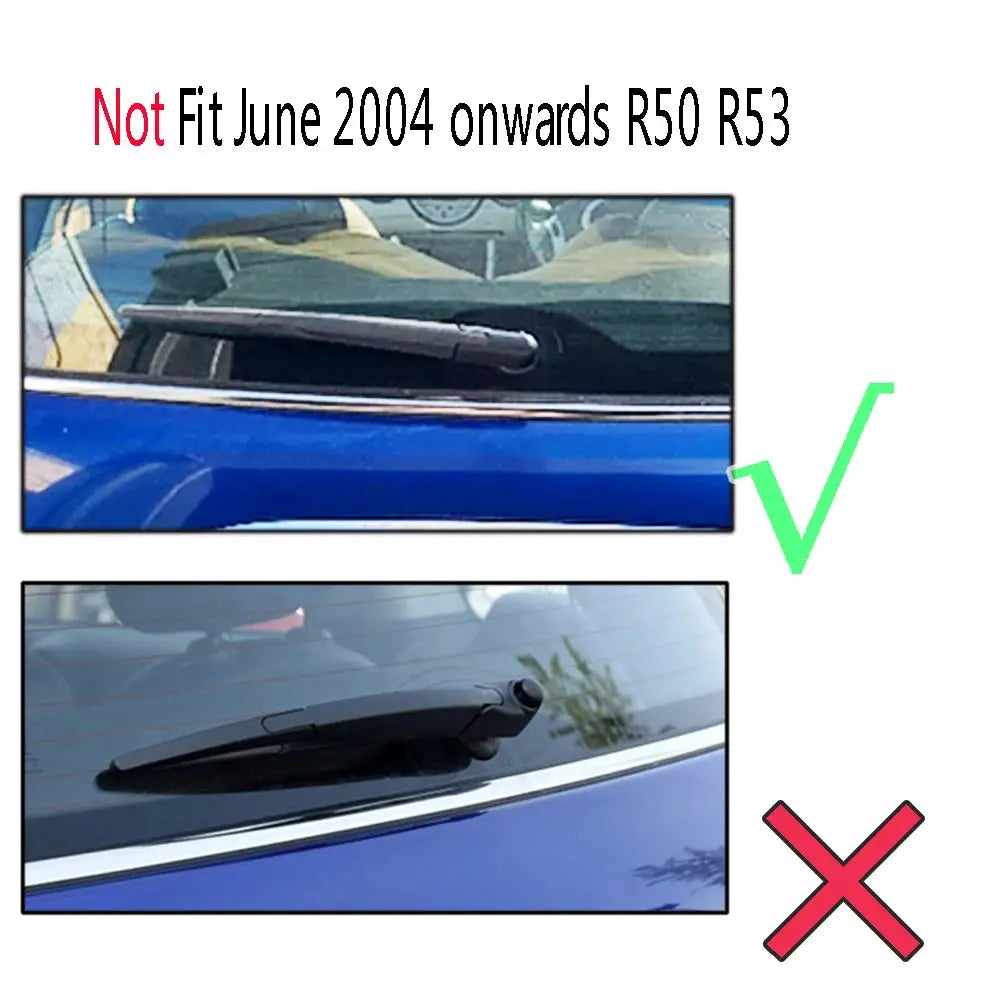 Misima Windshield Windscreen Wiper Blade For BMW Mini Cooper S One D Hatch Hatchback R50 R53 Rear Window 2001 2002 2003 2004 by InterCyprus Trading Ltd