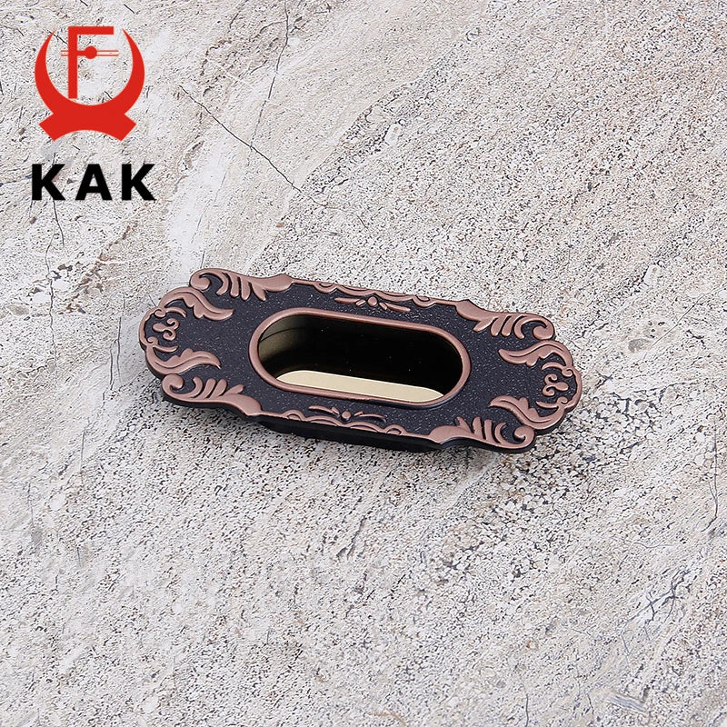 Kak Vintage Tatami Hidden Recessed Door Handles Zinc Alloy