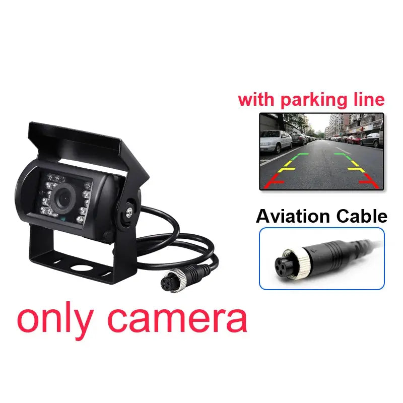 Waterproof Heavy Duty Backup Camera With IR Night Vision For Trucks by InterCyprus Trading Ltd