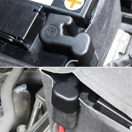 For VW Arteon Beetle A5 Scirocco Sharan Caddy 2012-2018 Car Battery Cathode Positive Electrode Pole Protector Cover Cap Tray by InterCyprus Trading Ltd