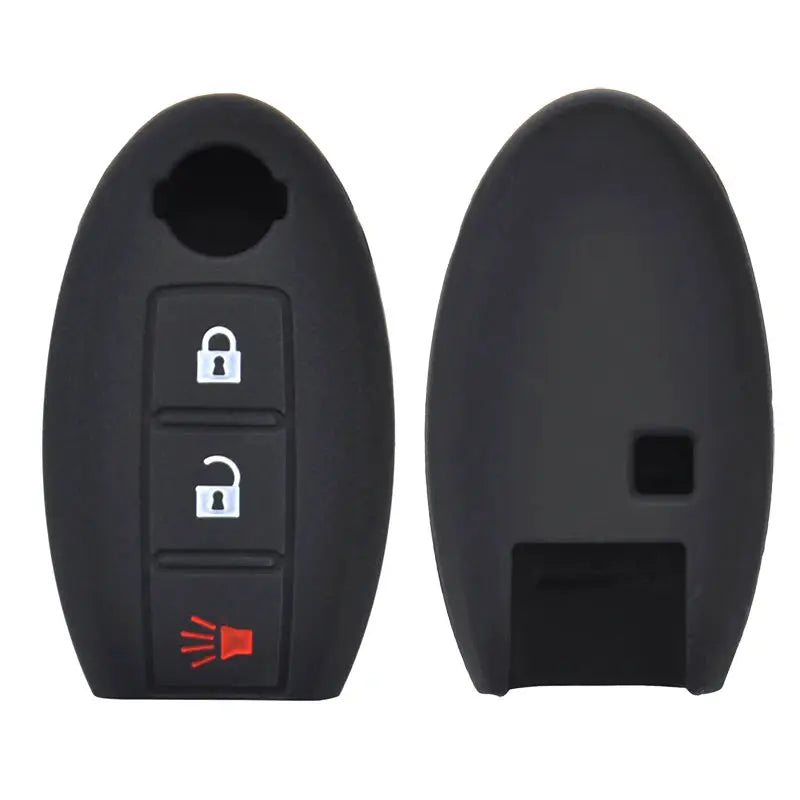 Silicone Key Case Cover For Nissan March Micra Juke Note Leaf 370Z Cube Qashqai Murano Pulsar Keyless Fob Shell Holder Protector by InterCyprus Trading Ltd