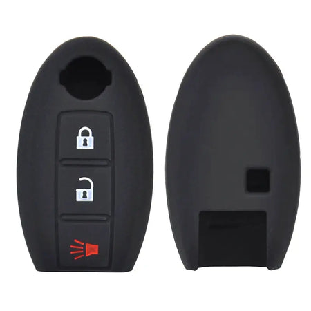 Silicone Key Case Cover For Nissan March Micra Juke Note Leaf 370Z Cube Qashqai Murano Pulsar Keyless Fob Shell Holder Protector by InterCyprus Trading Ltd