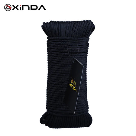 Xinda Catch Rope Mountaineering &ndash; 9 Core Life Saving Rope Black-50m
