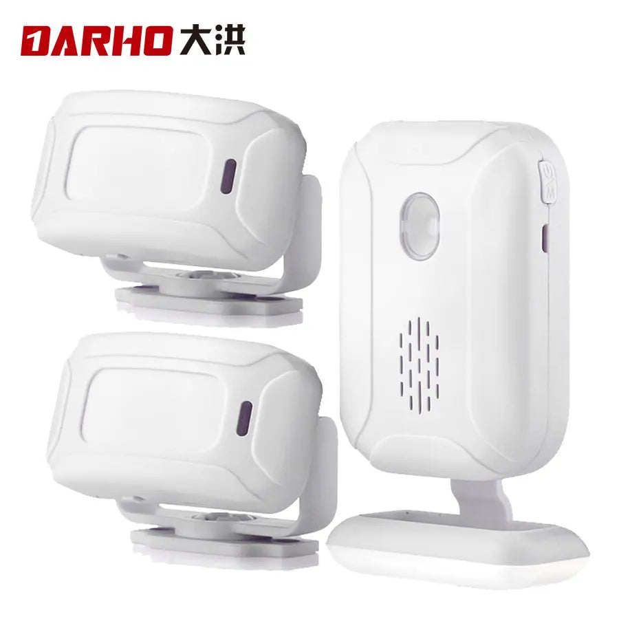Darho Infrared Microwave Radar Composite Dual Detection Burglar And Home Protection Alarms Welcome Shop Motion Sensor Doorbells SET3