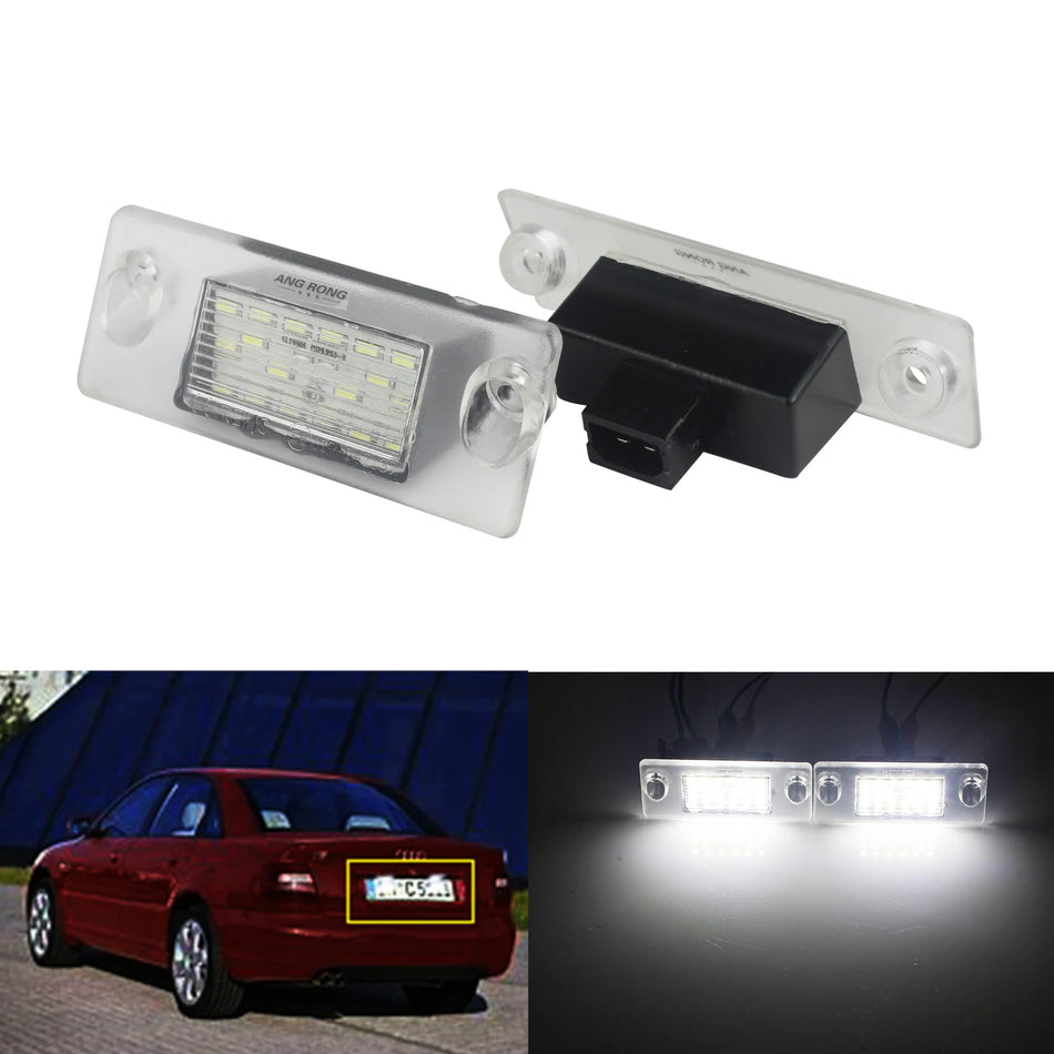Witte LED Kentekenplaatverlichting voor Audi A4 B5 1995-2001