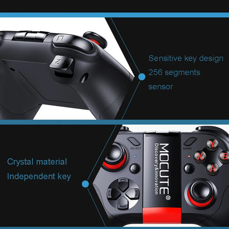 Bluetooth Mobile Gamepad Controller for iPhone, Android, and PC