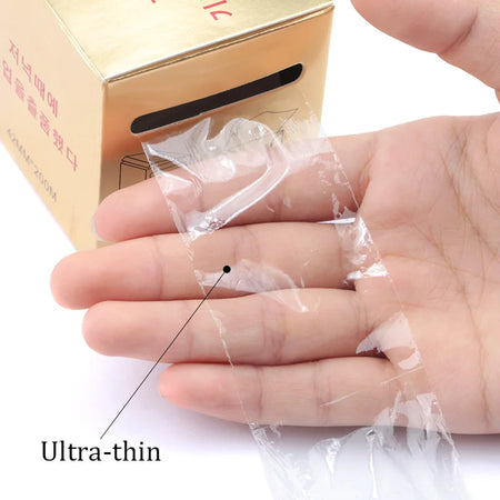 HMQ Beauty Transparent Plastic Wrap for Eyelash Extensions