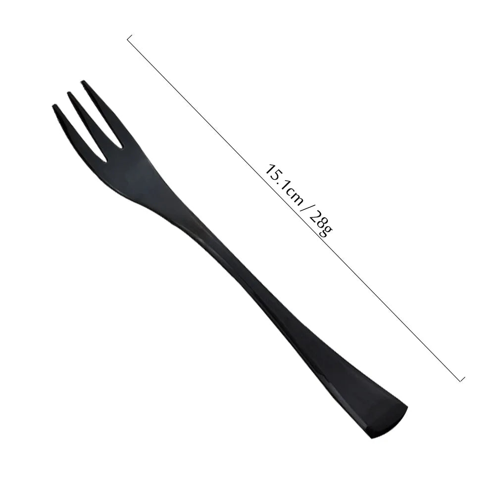 KNGZI 4 Pcs Cake Fork Set &ndash; Premium Stainless Steel Design