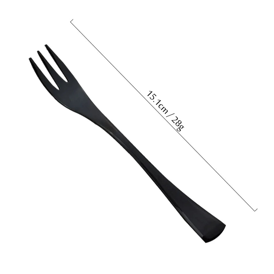 KNGZI 4 Pcs Cake Fork Set &ndash; Premium Stainless Steel Design