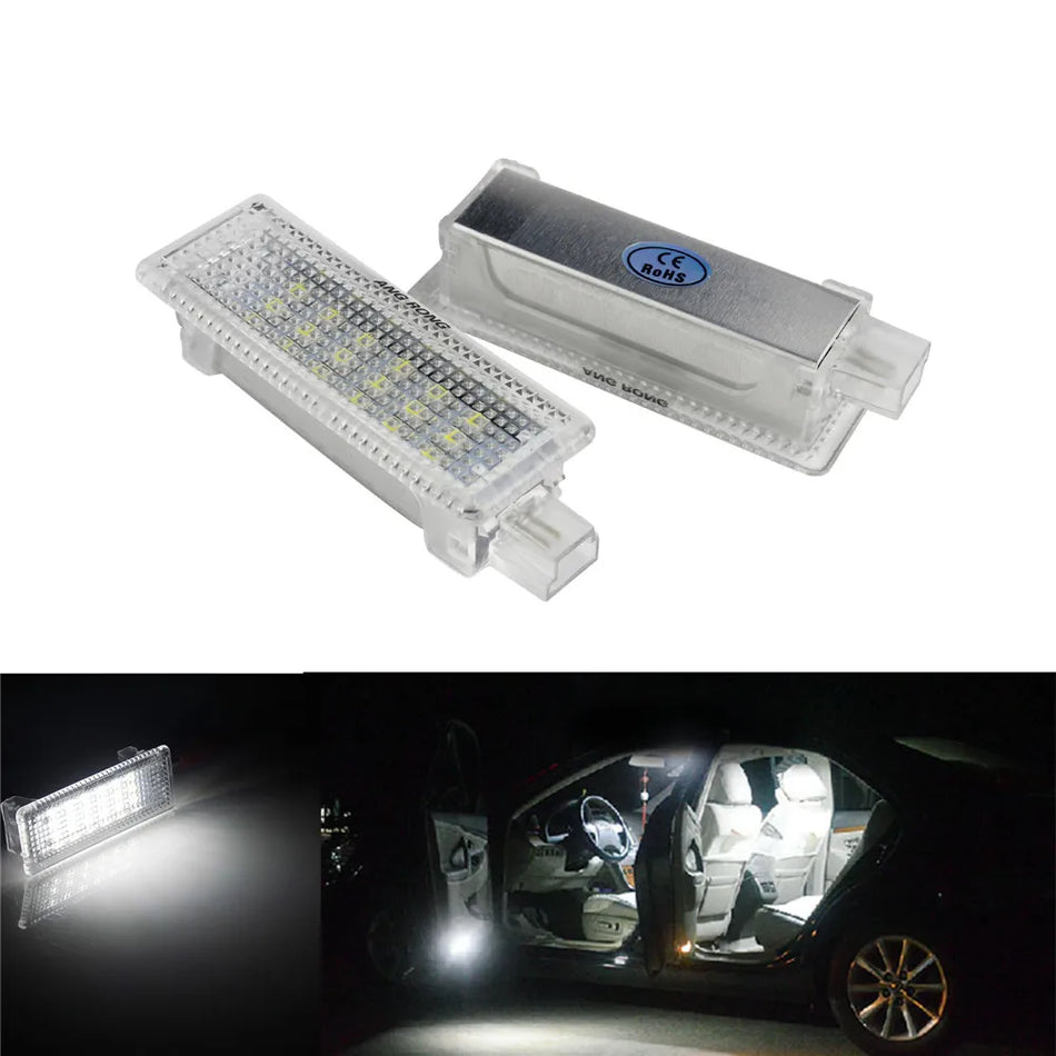 BMW E60 E61 E87 E90 E92 için Beyaz 18 SMD LED Karşılama Işıkları