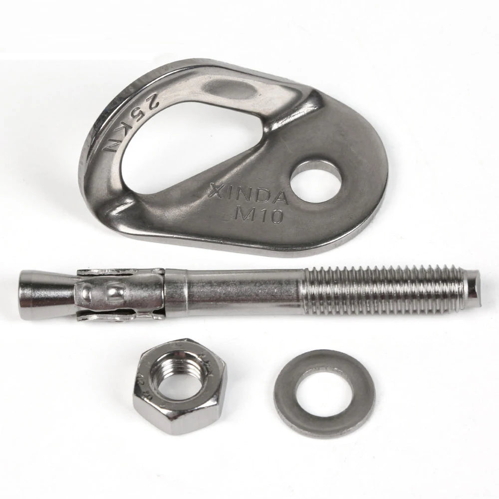 XD-8608 Rock Climb Anchor Point Piton Nut &ndash; Stainless Steel