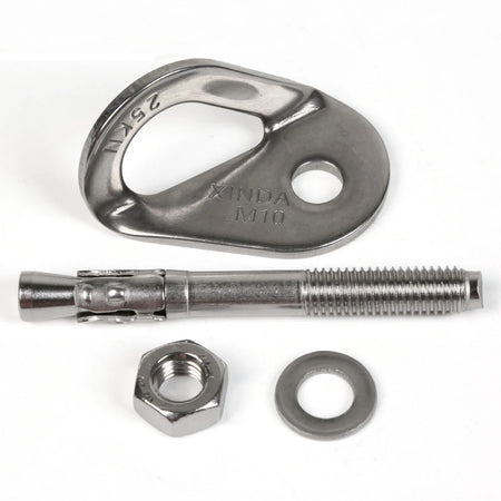 XD-8608 Rock Climb Anchor Point Piton Nut &ndash; Stainless Steel