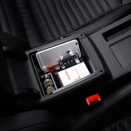 Armrest Storage Box For VW Volkswagen Passat B8 Sedan Variant Alltrack 2016 2017 2018 Center Console Bin Glove Tray Holder Case by InterCyprus Trading Ltd