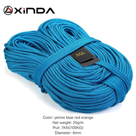 XINDA 6mm Escalada 10M Rope &ndash; High Strength Safety Cord