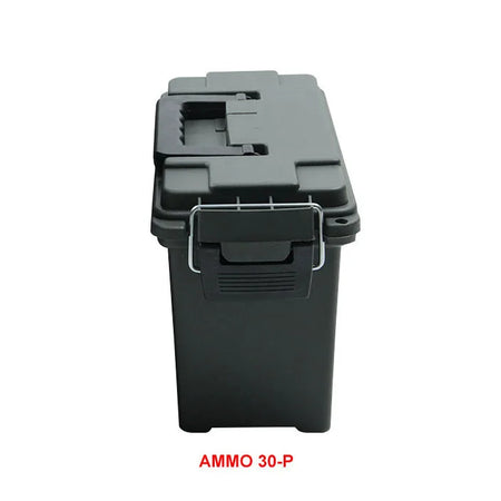 Plastic Ammo Box - Lightweight High Strength Storage Case AMMO 30-P Green