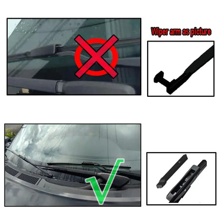 Misima Windshield Windscreen Wiper Blades For Renault Scenic 2 /Grand Scenic 2 Front Rear Set 2005 2006 2007 2008 2009 26"22"10" by InterCyprus Trading Ltd