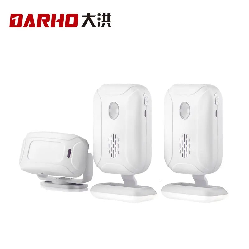 Darho Infrared Microwave Radar Composite Dual Detection Burglar And Home Protection Alarms Welcome Shop Motion Sensor Doorbells SET2