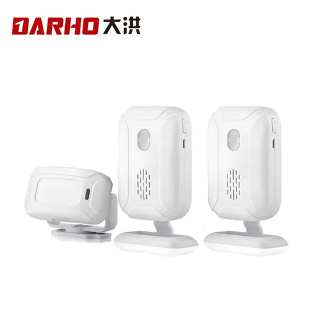 Darho Infrared Microwave Radar Composite Dual Detection Burglar And Home Protection Alarms Welcome Shop Motion Sensor Doorbells SET2