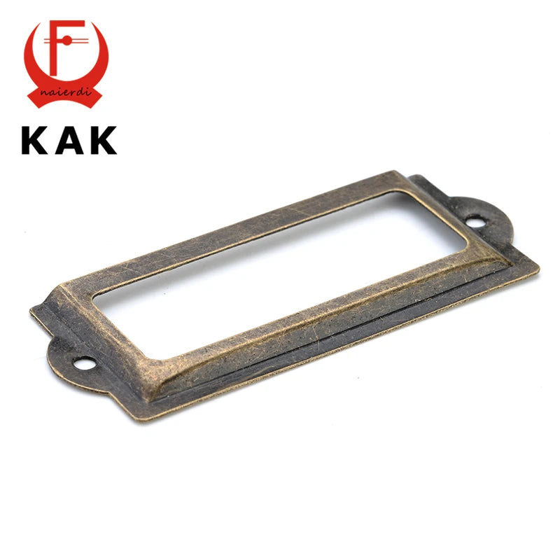 Antiikkimessinki 82x30mm Kahvasetti 10kpl Huonekaluille