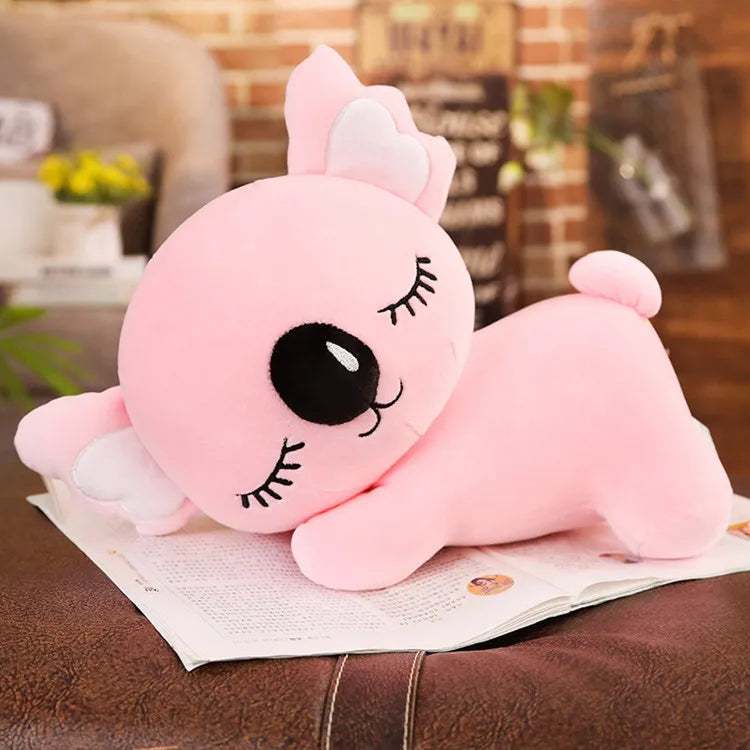 Kawaii Koala Plush Toy - Soft Stuffed Doll for Bed &amp; Sofa pink / 35cm