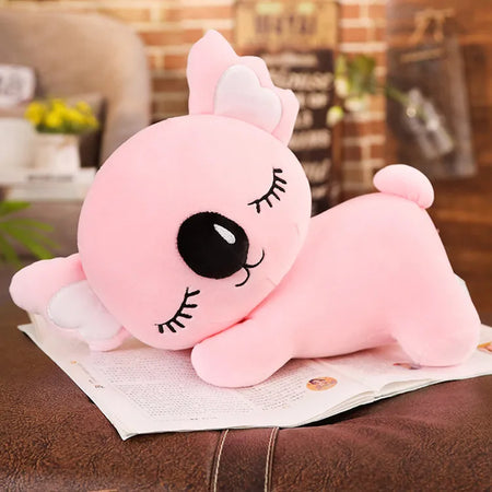 Kawaii Koala Plush Toy - Soft Stuffed Doll for Bed &amp; Sofa pink / 35cm