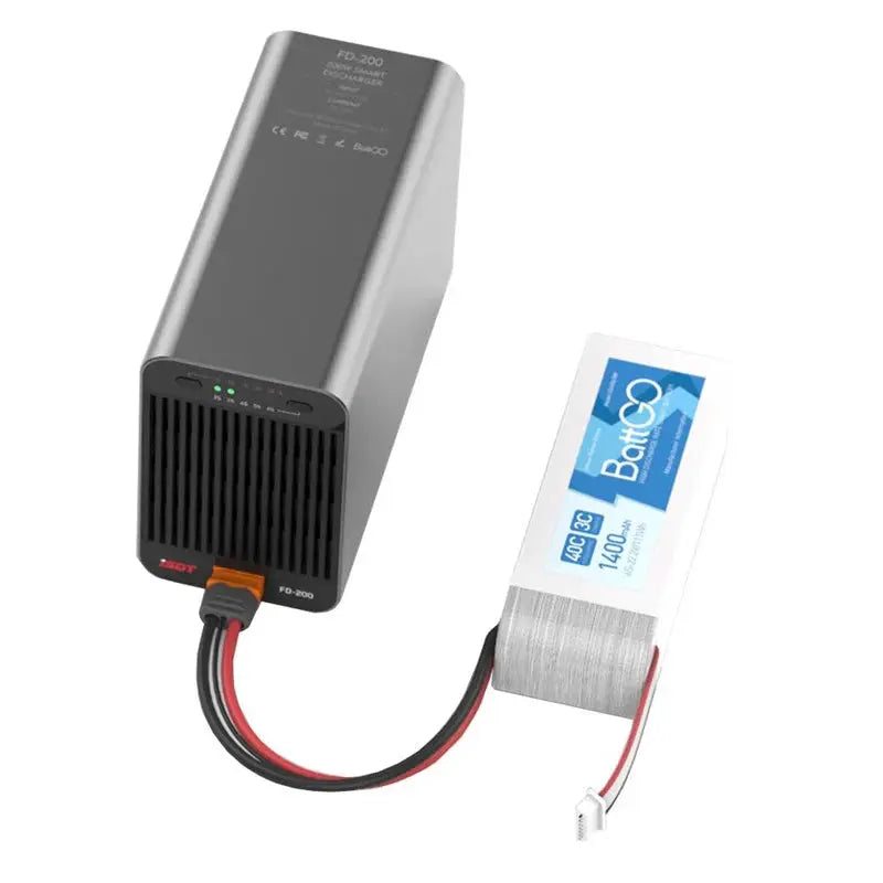 ISDT FD-200 200W 25A Support 2-8S Lipo Battery Wireless APP Control Discharger for RC Drone Car Boat Spare Parts by InterCyprus Trading Ltd