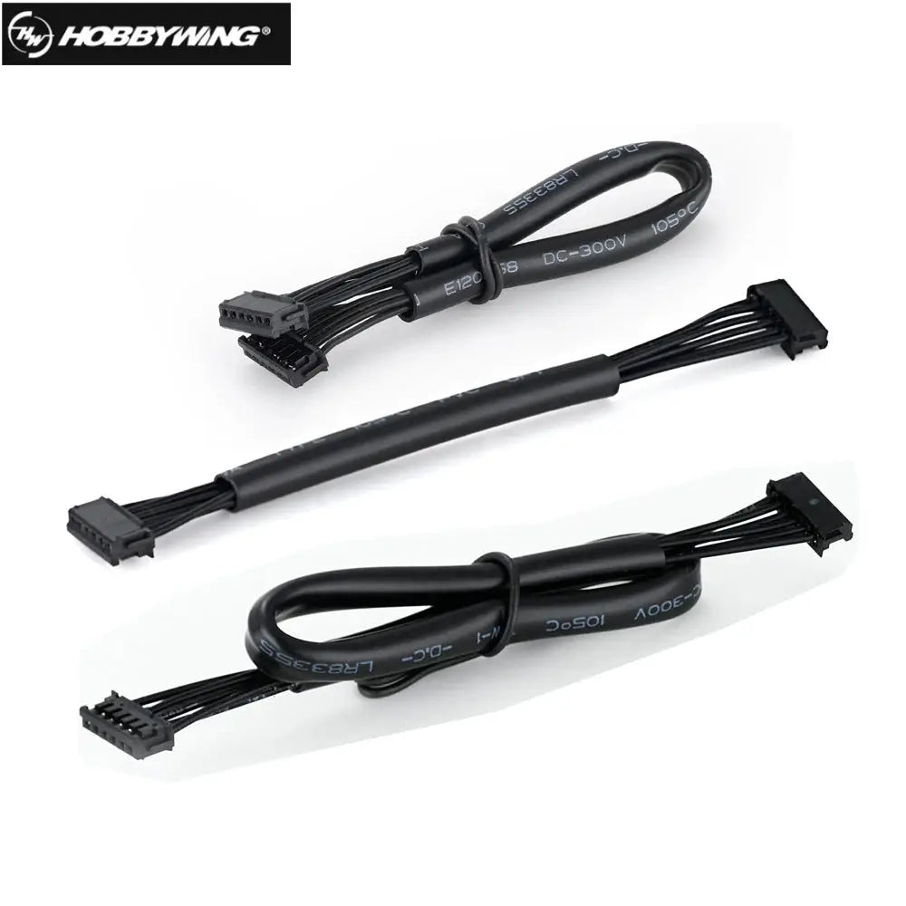 Hobbywing 80mm 140mm 200mm 300mm 400mm Sensor Harness Cable Hall Sensor Cable for Xerun Series Sensored BL Motor Adapter by InterCyprus Trading Ltd