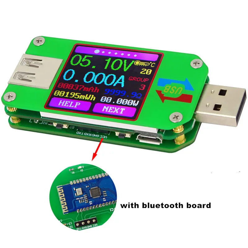 UM Series USB Color Display Tester Micro Voltage Meter Current Detector ...