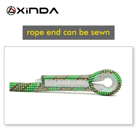 XINDA 9.8mm 10.5mm Rock Climbing Dynamic Rope - Ultra Strong