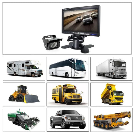 Ir Led Backup Camera With 7 Inch Lcd Monitor For Trucks by InterCyprus Trading Ltd