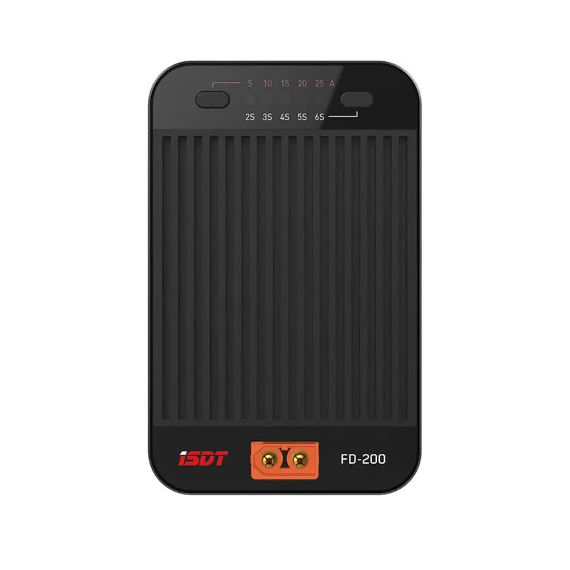 ISDT FD-200 200W 25A Support 2-8S Lipo Battery Wireless APP Control Discharger for RC Drone Car Boat Spare Parts by InterCyprus Trading Ltd