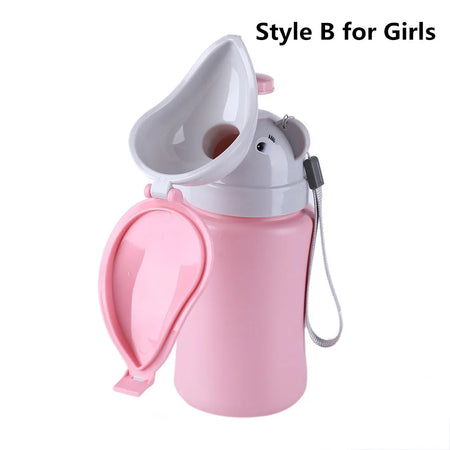 Mojoyce Portable Baby Urinal &ndash; Reusable Travel Potty Pink / CHINA