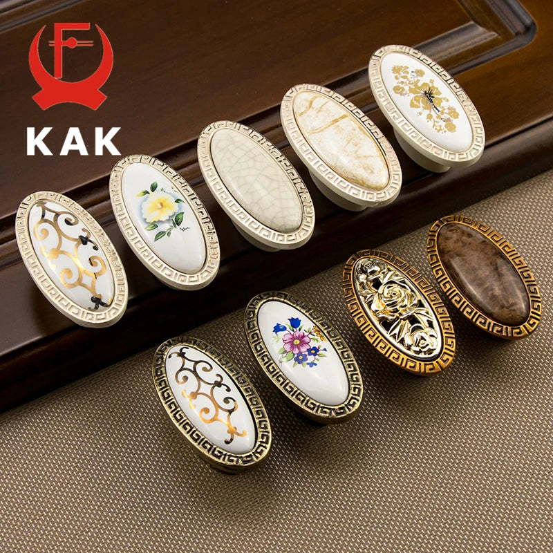 Antiikkikaapin Ovi Nupit Eurooppalaiset Keraamiset Kaapin Kahvat