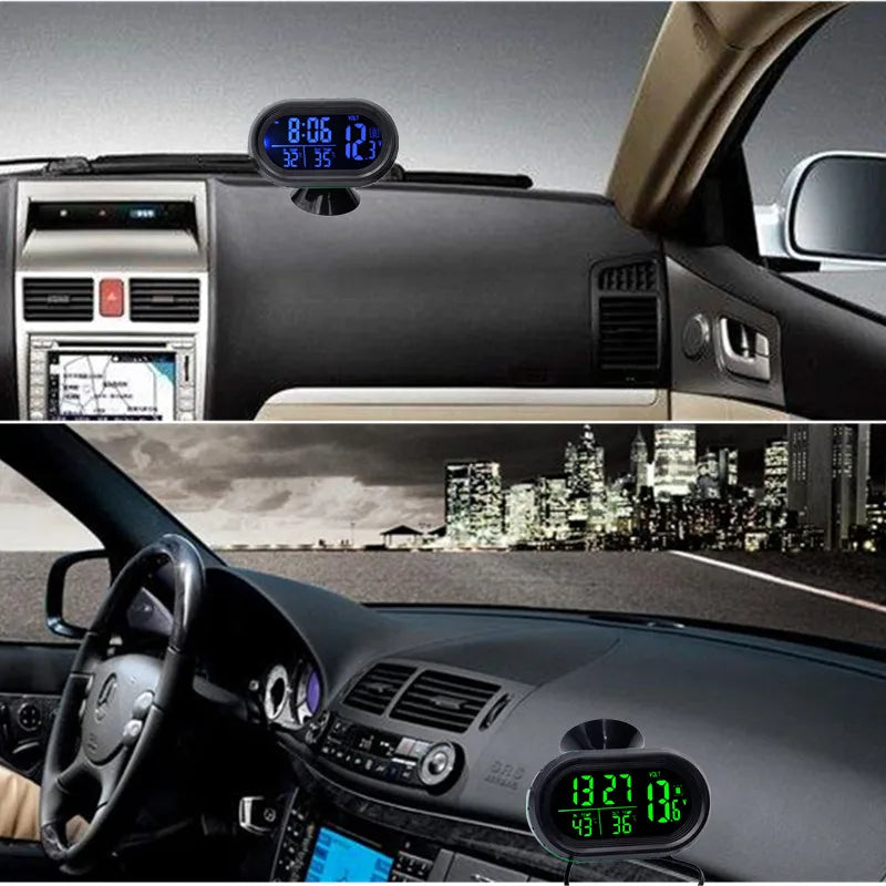 Digital Car Thermometer &ndash; Dual Display Freeze Alert