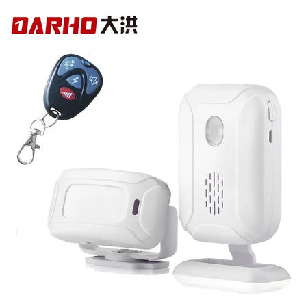 Darho Infrared Microwave Radar Composite Dual Detection Burglar And Home Protection Alarms Welcome Shop Motion Sensor Doorbells SET4