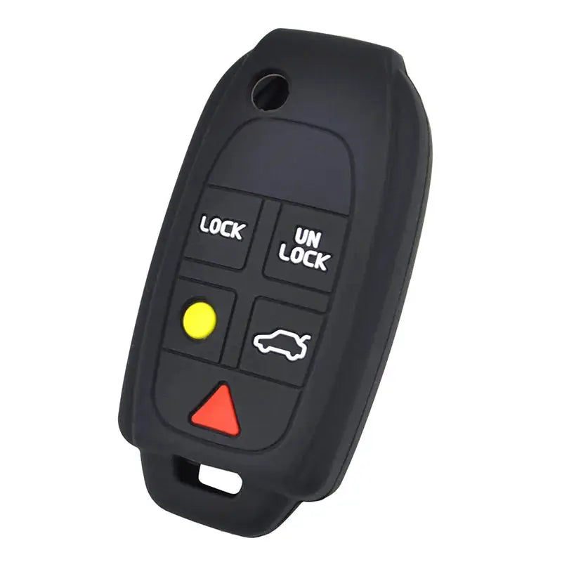 Silicone Car Key Case For Volvo XC90 S80 XC70 S60 V70 Cover Keyless Remote Fob Shell Skin Keyring Key Chain Holder Protector by InterCyprus Trading Ltd